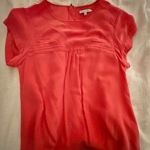 Broadway and Broome Blouse in Salmon